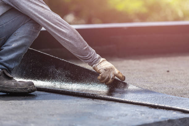 Professional Basement Waterproofing technician working in St. James City, FL